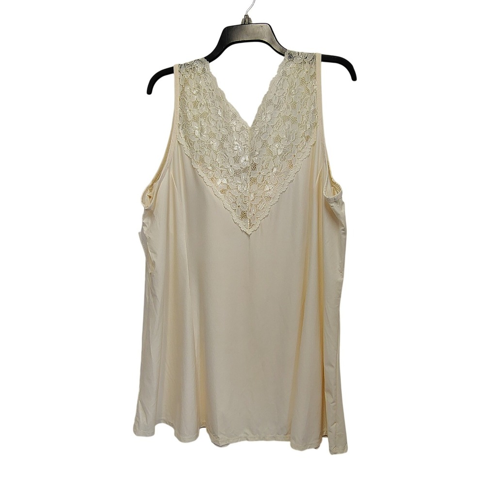 NWT Soft Surrounding 3X In The Clouds Lace Chemise Ivory Plus Bridal Feminine - Picture 2 of 8
